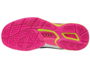 Mizuno cipő Stealth 4 kézilabdás cipő, női, fekete, pink, safety sárga