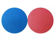 Polifoam/tatami szőnyeg 100x100x2cm, piros/kék kétoldalas