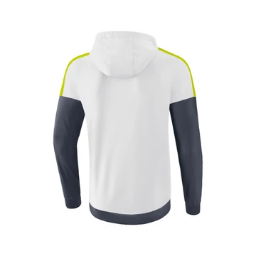Erima Squad jacket with hood, kapucnis melegítő felső férfi, fehér-szürke