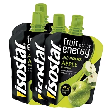 Isostar Actifood Zöldalmás 90g- Energia gél