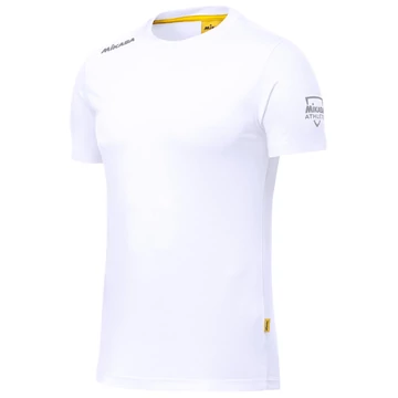 Mikasa Ami rövid ujjú pamut póló, unisex, fehér