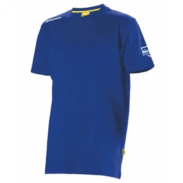 Mikasa Ami rövid ujjú pamut póló, unisex, királykék