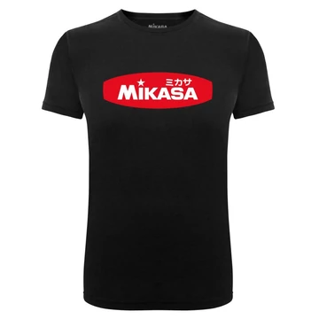 Mikasa férfi rövidujjú póló, fekete