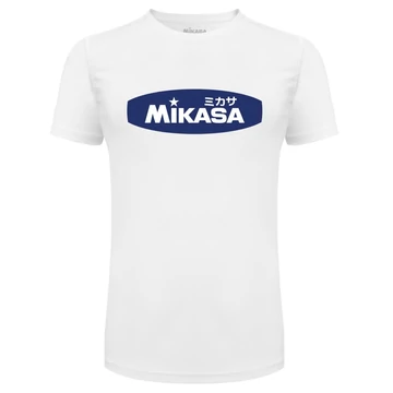 Mikasa férfi rövidujjú póló, fehér