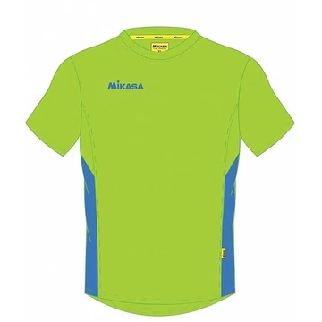 Mikasa MT261 Kacao unisex röplabdás mez, neonzöld-királykék