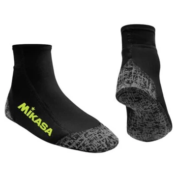 Mikasa strandröplabda neoprén zokni, fekete/lime