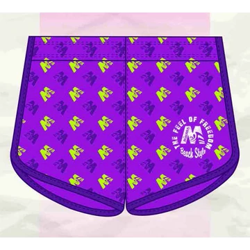 Mikasa strandröplabda nadrág, női short, limitált, lila, lime