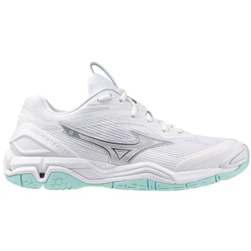 Mizuno Wave Stealth 6 kézilabda cipő fehér/menta- X1GB243045
