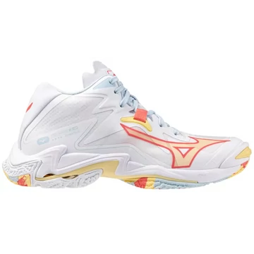 Mizuno Wave Lightning Z8 MID röplabda cipő fehér/korall -V1GC240530