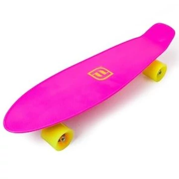 Gördeszka UV/Funbee, SP 56x14,5cm, 80kg, műa tengely, ABEC5, pink