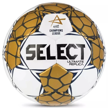 Select Ultimate Replica  EHF Bajnokok Ligája v24 kézilabda fehér/arany