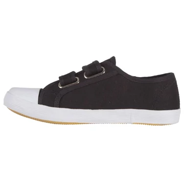 Stanno vászon tornacipő gyerekeknek fekete - Canvas Gym Shoe Velcro
