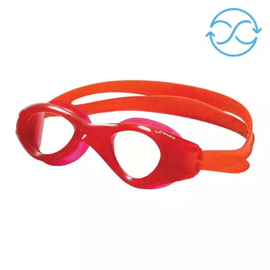 Finis Nitro gyerek úszószemüveg - piros- átlátszó
