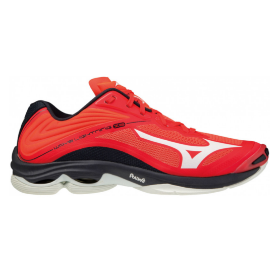Mizuno Wave Lightning Z6 röplabdás cipő unisex, piros/fehér