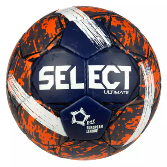 Select Ultimate 2-es kézilabda, EHF mérkőzéslabda kék-narancs