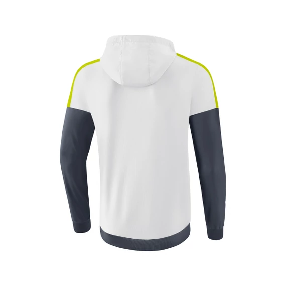 Erima Squad jacket with hood, kapucnis melegítő felső férfi, fehér-szürke