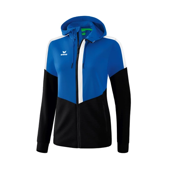 Erima Squad jacket with hood, kapucnis melegítő felső női, kék-fekete