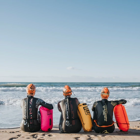 Finis biztonsági úszó bója, 28l, narancs, CSW, Dry Bag Bouy