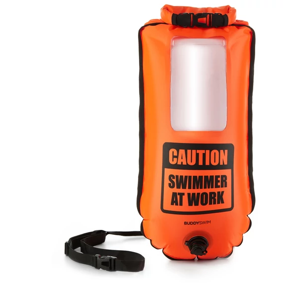 Finis biztonsági úszó bója, 28l, narancs, smartphone, Dry Bag Bouy