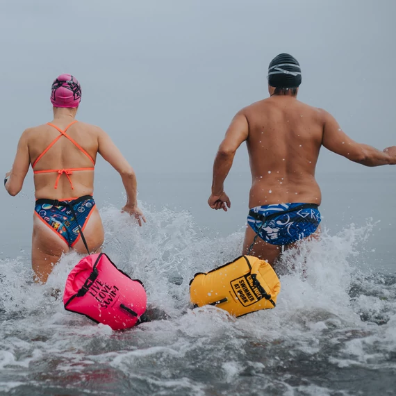 Finis biztonsági úszó bója, 20l, sárga, CSW, Dry Bag Bouy