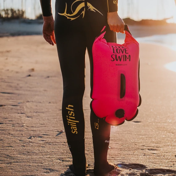 Finis biztonsági úszó bója, 20l, pink, CSW, Dry Bag Bouy