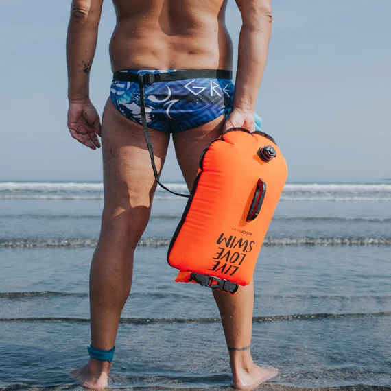 Finis biztonsági úszó bója, 20l, narancs, LLS, Dry Bag Bouy