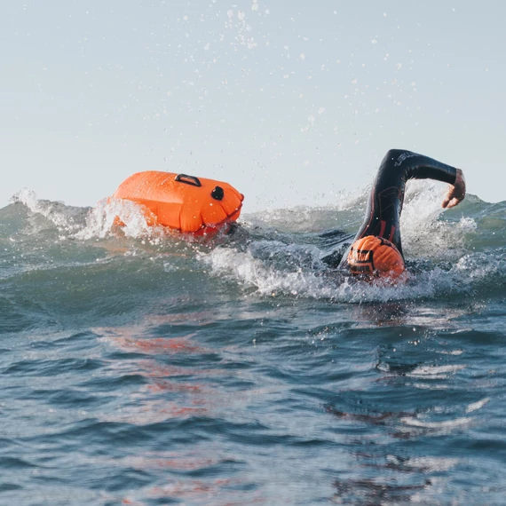 Finis biztonsági úszó bója, 20l, narancs, LLS, Dry Bag Bouy