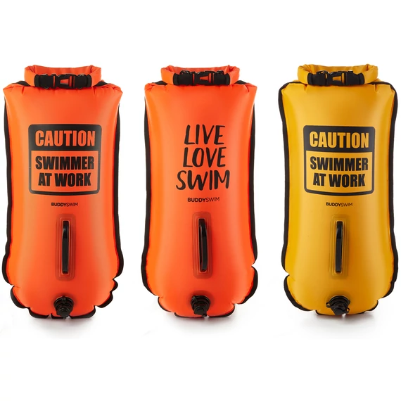 Finis biztonsági úszó bója, 28l, narancs, LLS, Dry Bag Bouy