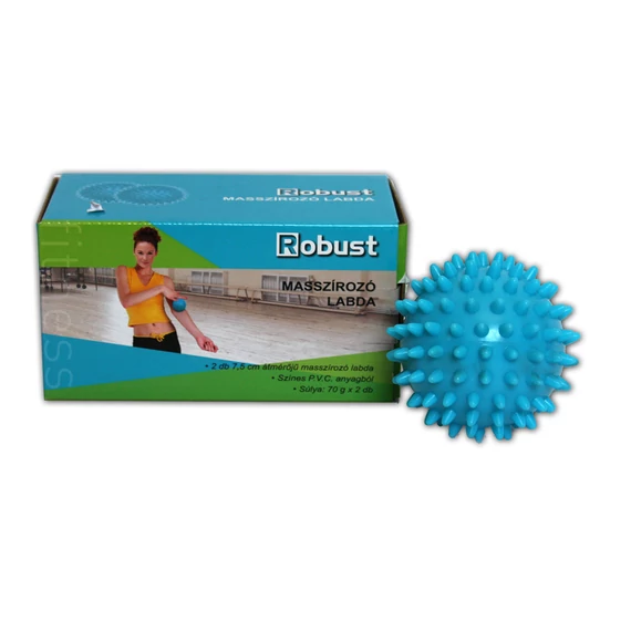 Masszírozó labda Robust 2 db 7,5 cm, 70g