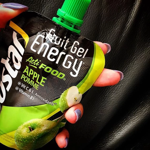 Isostar Actifood Zöldalmás 90g- Energia gél