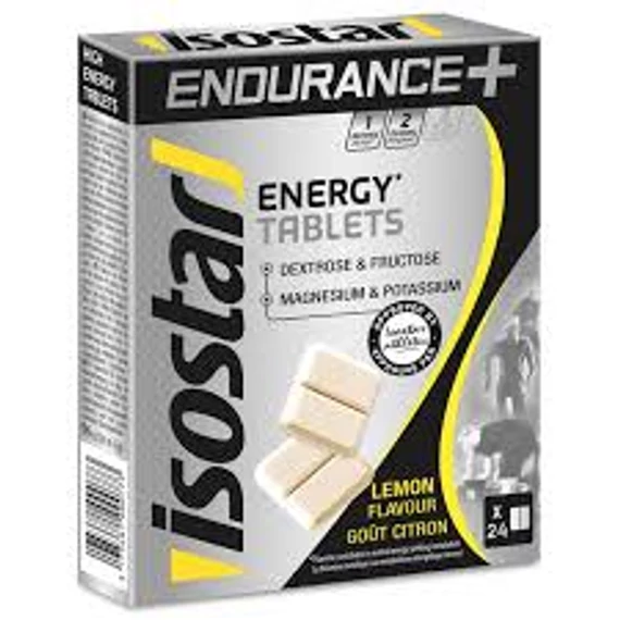 Isostar Energiatabletta Citrom / Energy Tablets Lemon, 24X4 gr