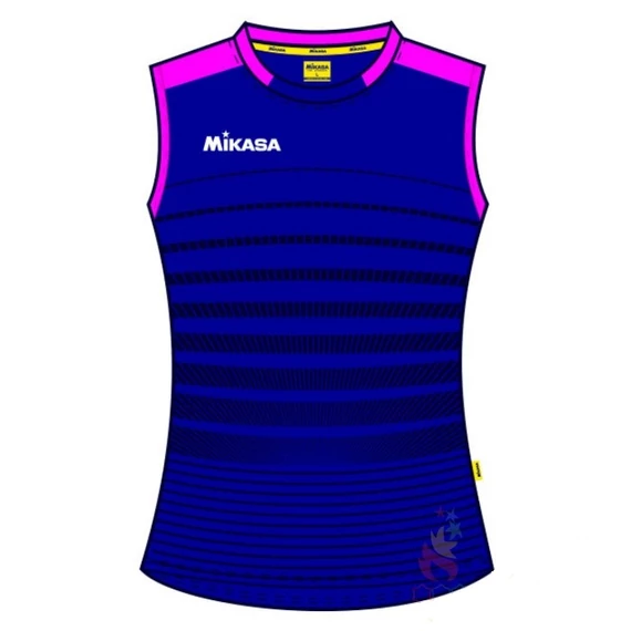 Mikasa Miri MT294 röplabdás ujjatlan mez, női kék/pink
