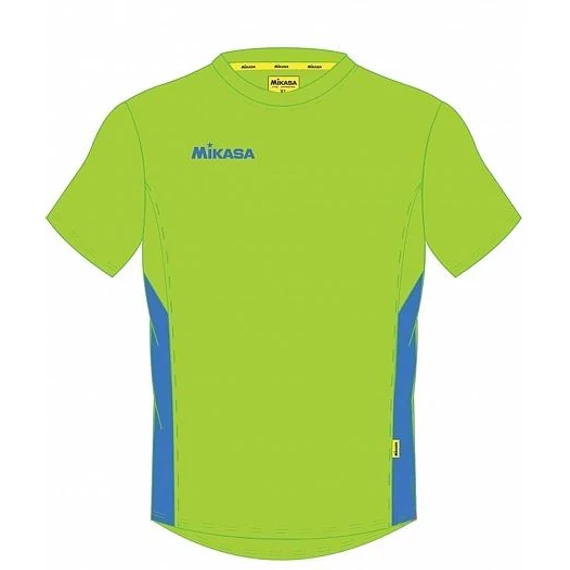 Mikasa MT261 Kacao unisex röplabdás mez, neonzöld-királykék