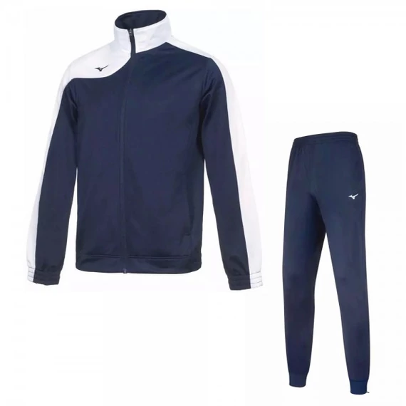 Mizuno Men knit Tracksuit férfi melegítő szett, kék, M