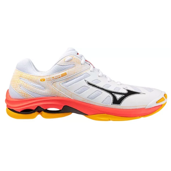 Mizuno Wave Voltage 2 röplabda cipő fehér/narancs -V1GA246098
