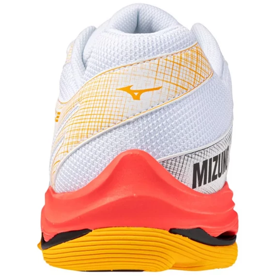 Mizuno Wave Voltage 2 röplabda cipő fehér/narancs