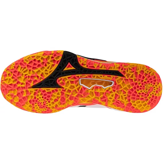 Mizuno Wave Stealth Neo 2 kézilabda cipő fehér narancs