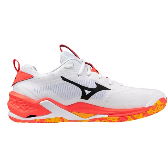 Mizuno Wave Stealth Neo 2 kézilabda cipő fehér narancs