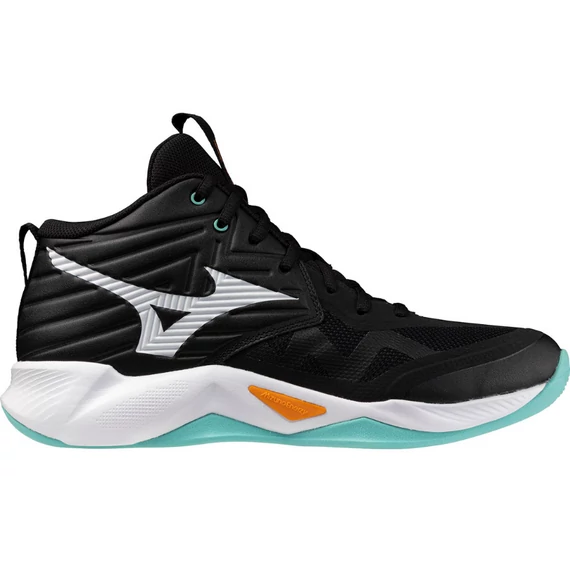Mizuno Wave Momentum Pro Mid teremcipő fekete/narancs -V1GA254512