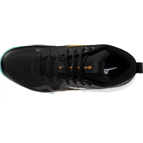 Mizuno Wave Momentum Pro Mid teremcipő fekete/narancs