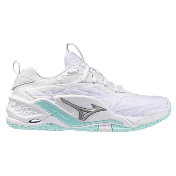 Mizuno Wave Stealth Neo 2 kézilabda cipő fehér/menta - X1GB240145