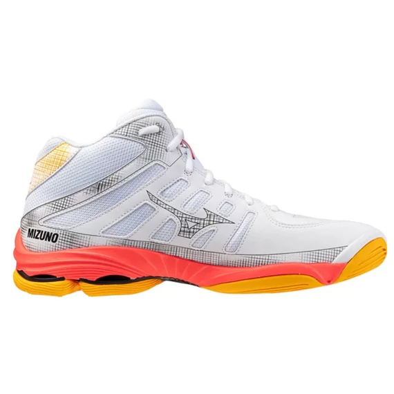 Mizuno Wave Voltage 2 MID röplabda cipő fehér/narancs