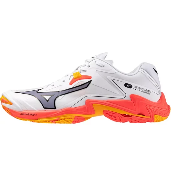 Mizuno Wave Lightning Z8 röplabda cipő fehér/narancs