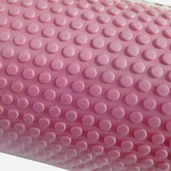 Masszírozó, SMR henger 30 x 10 cm pink
