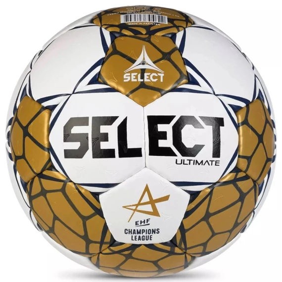 Select Ultimate EHF Bajnokok Ligája v24 kézilabda fehér/arany
