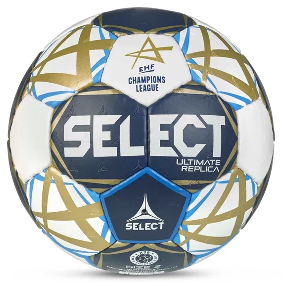 Select EHF Bajnokok Ligája V25 Replica kézilabda kék/fehér