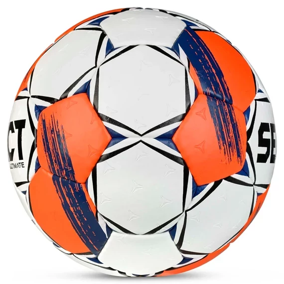 Select Ultimate EHF Európa Liga V25 kézilabda fehér/narancs