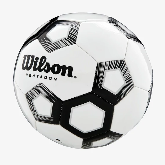 Focilabda Wilson Pentagon fehér-fekete