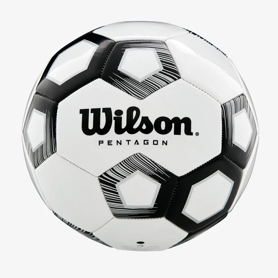 Focilabda Wilson Pentagon fehér-fekete