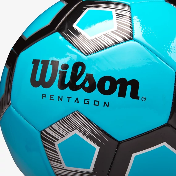 Focilabda Wilson Pentagon kék-fekete